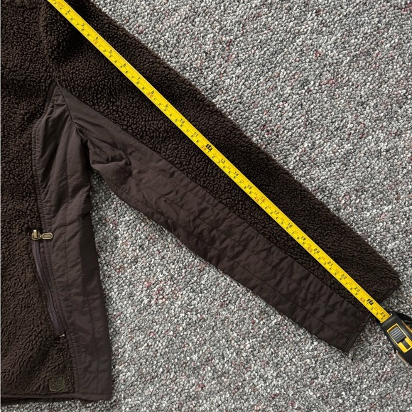 Ruff Hewn Chocolate Brown Fleece Jacket Women Size Large - Picture 5 of 7